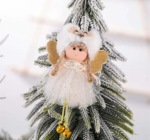 Ciondolo con angelo di Natale Decorazione per albero di Natale, ciondolo con bambola di an...