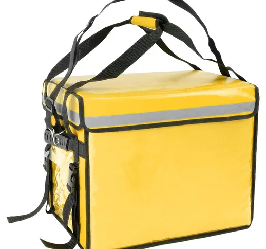 Borsa isotermica 44 x 39 x 34 cm gialla per grigliate e consegna di cibo - Citybag