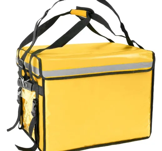 Borsa isotermica 50 x 39 x 39 cm gialla per grigliate e consegna di cibo - Citybag