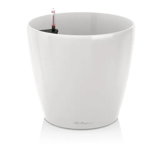 Vaso da interno e esterno classico Premium 60 cm - Bianco Lucido - Bianco Lucido