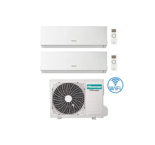 Climatizzatore Condizionatore New Comfort con Wifi R32 Dual Split Inverter 7000 + 9000 BTU...