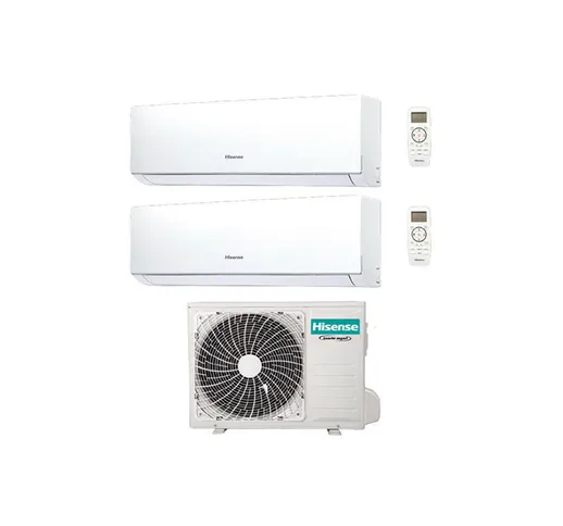 Climatizzatore Condizionatore New Comfort R32 Dual Split Inverter 9000 + 9000 BTU con U.E....