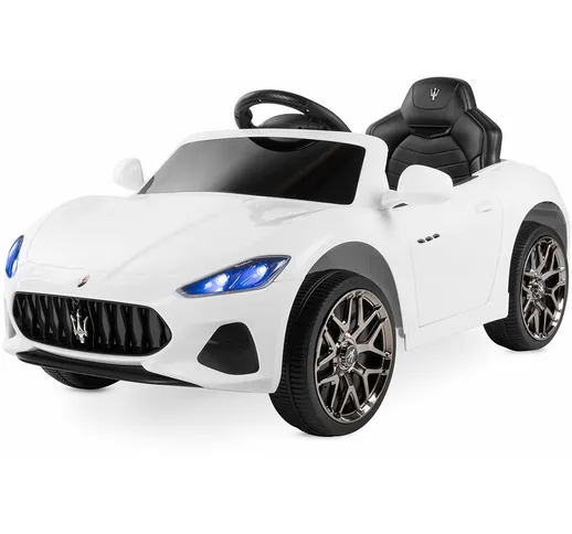 Playkin - 12V batteria auto per bambini 3-8 anni Maserati ufficiale telecomando auto
