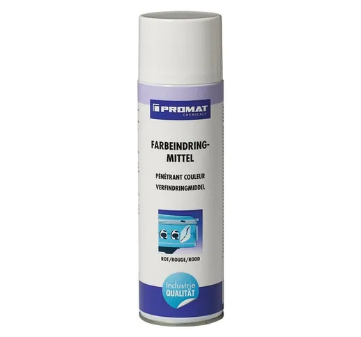 Colorante penetrante rosso Bomboletta spray da 500 ml PROMAT CHEMICALS (Per 6)