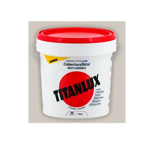 Colori per vernice plastica a copertura totale 15L Titanlux | Linum bianco - Linum bianco