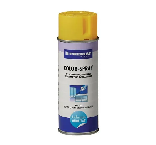 Colorspray giallo colza satinato RAL 1021 Bomboletta spray da 400 ml PROMAT CHEMICALS (Per...