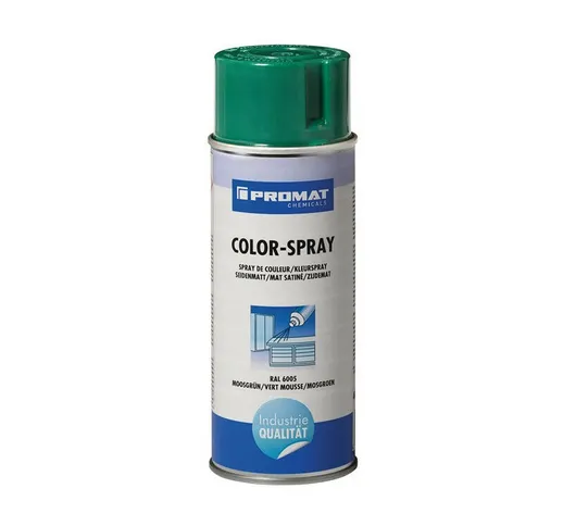 Colorspray verde muschio satinato RAL 6005 Bomboletta spray da 400 ml PROMAT CHEMICALS (Pe...