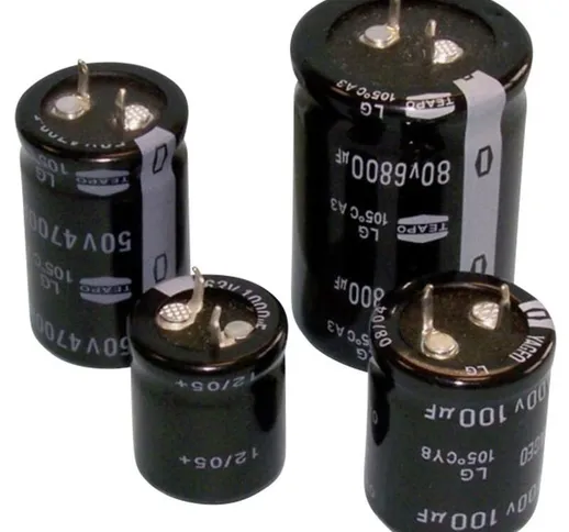 Teapo - Condensatore elettrolitico LLG478M025S1A5Q25K 10 mm 4700 µF 25 v 20 % (ø x a) 22 m...