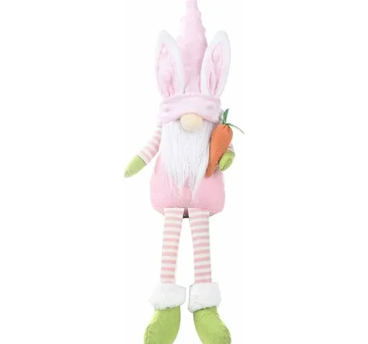 Coniglietto di Pasqua GNOME Coniglio fatto a mano Giocattoli di peluche Ornamenti per bamb...