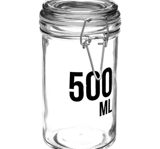 5five - Vaso in vetro ermetico capacità 0,5l - 5 five simply smart - Bicchiere