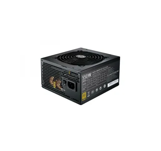 MWE Gold 550 alimentatore per computer 550 W 20+4 pin ATX ATX Nero - 