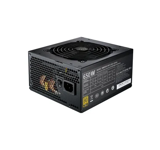 MWE Gold 650 alimentatore per computer 650 W 20+4 pin ATX ATX Nero - 