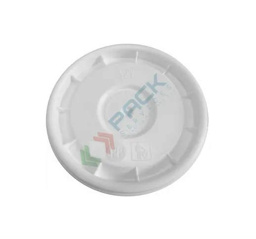 Pack Services - Coperchio in plastica (PP), chiusura a pressione per barattolo 250 ml (VDR...