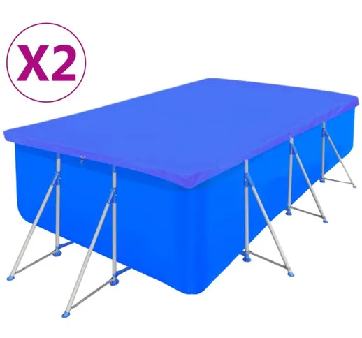 Vidaxl - Coperture per Piscina 2 pz pe Rettangolari 90 g/mq 540x270 cm