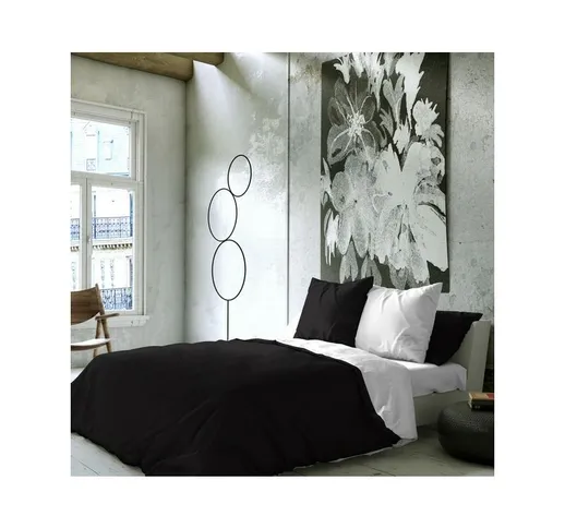 Copripiumino Nero Bianco Dimensione:Letto da 90 (150 x 270 cm) - Naturals