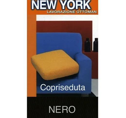COPRISEDUTA NEW YORK NERO copriseduta 1posto 60x60