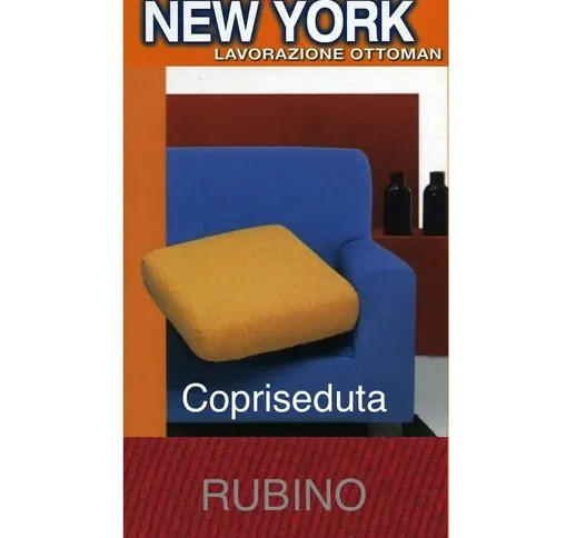 COPRISEDUTA NEW YORK RUBINO copriseduta 2posti cm. 120x60