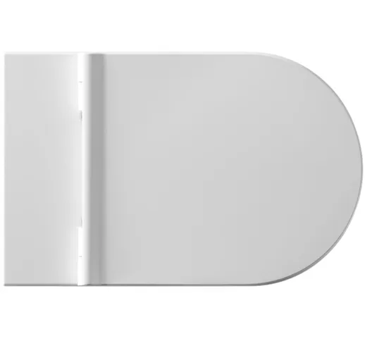 Copriwater Form/Unica originale chiusura softclose sottile termoindurente - Bianco - Ceram...