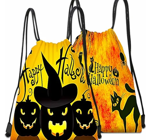 Cord, sacchetti del regalo di Halloween Candy Bags Trattare cavo di Halloween per i favori...
