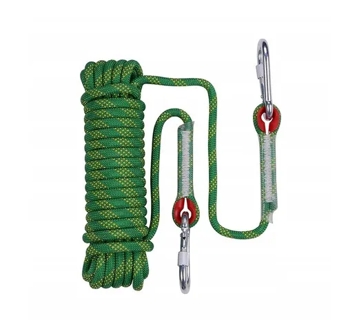 Corda rampicante RACCUPA RACCIA LINENA RACCELLA RACCELLO RACCELLA 10 mm Verde (30 metri Co...