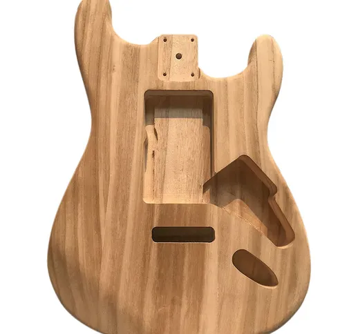 Corpo in legno lucidato acero elettrico per chitarra Barile per chitarra elettrica non fin...