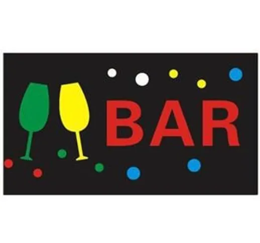 Logo Insegna Luminosa Per Bar Ristorante Pizzeria A Led Scritta Bar Vetrina