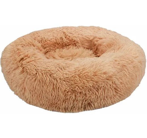 Fluffy Cuscino Morbido Per Cani a Ciambella Beige 70 cm - Aqpetfriends