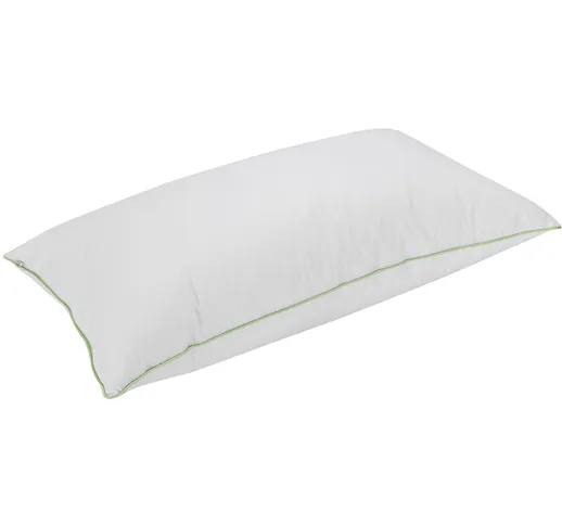 Pikolin Home Cuscino 70% piumino con federa in cotone anti-acaro 90x40cm , Almohada de 90...