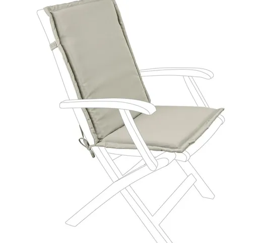 Cuscino per sedia e poltrona con Schienale Medio in poliestere idrorepellente 180 gr -Cord...