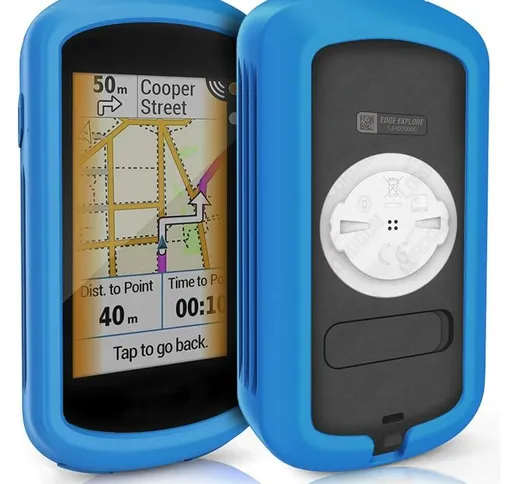 Custodia compatibile con Garmin Edge Explore GPS - custodia protettiva in silicone skin -...