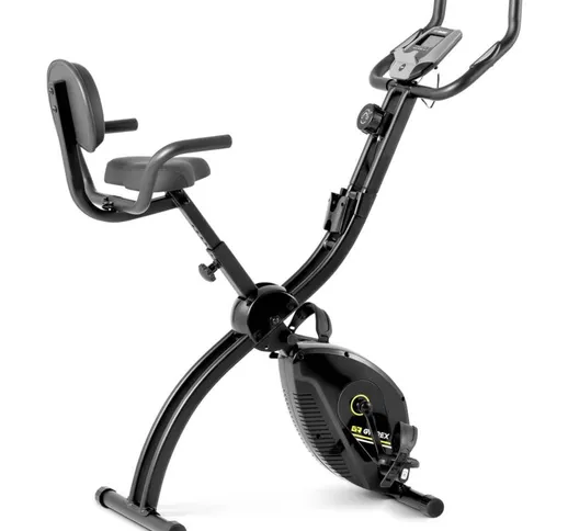 Gymrex - Cyclette professionale 120 kg Bici Da Camera Pieghevole Cardio Fitness 1,5 kg - N...