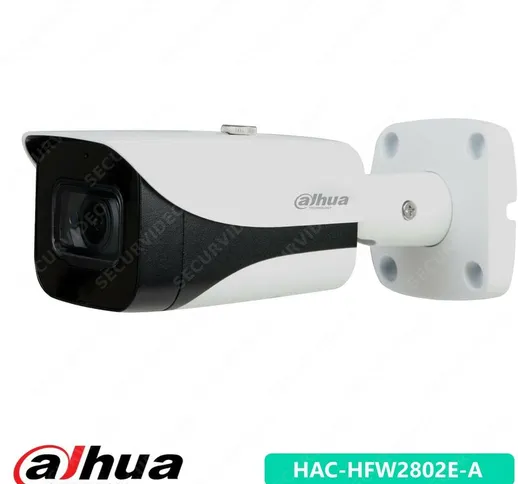  4K 8MP Starlight HDCVI TELECAMERA BULLET 2.8mm WDR IP67 AUDIO HAC-HFW2802E-A