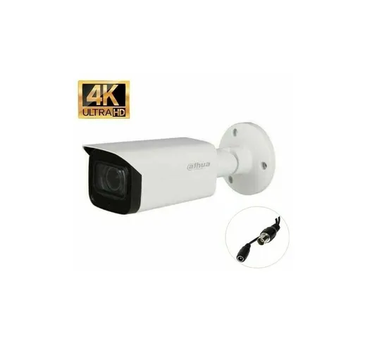Dahua HAC-HFW2802T-I8-A - Telecamera HDCVI Bullet 8MP 4K 3.6mm IR 80M - 4 OUT