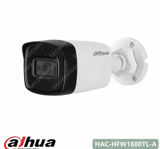 Dahua Telecamera HD CVI 4K 2.8mm Microfono HAC-HFW1800TL-A