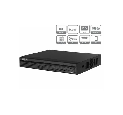 Dahua XVR4104HS-X1 DVR 4 CANALI 4ch 5IN1 h.265 p2p