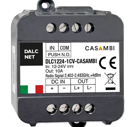 LEDLUX CL9178 DLC1224-1CV-CASAMBI Led Dimmer Bluetooth APP Casambi e Pulsante N.O. Per Str...