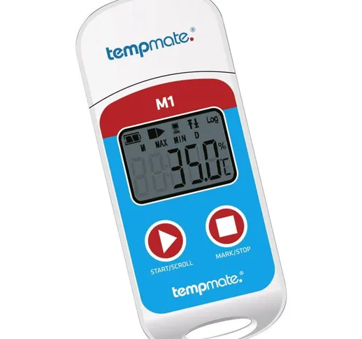 M1 Data logger temperatura Misura: Temperatura -30 fino a +70 °C Funzione PDF - Tempmate