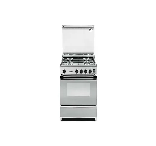 De Longhi SGGX 554 N ED , Cucina a gas con forno a gas, N° Fuochi 4, 50x50 cm