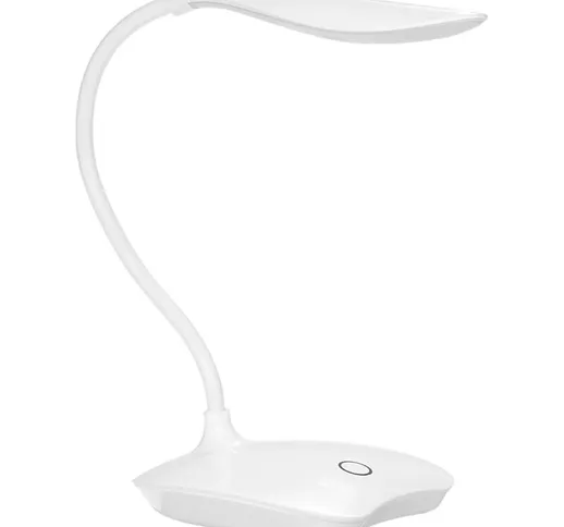 Decdeal LED touch USB ricarica lampada da tavolo testa rotante a 360 ¡ã + tubo flessibile...