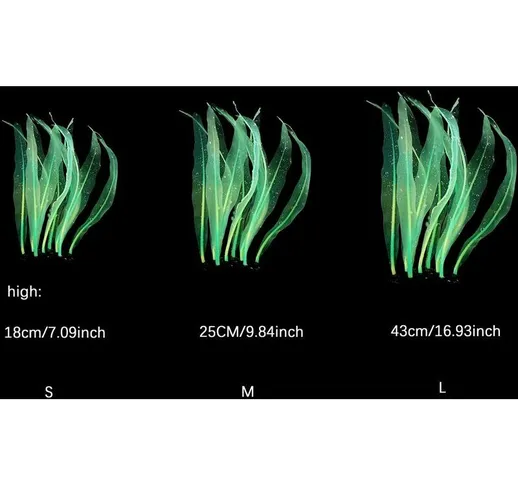 Tumalagia - Decorazioni per acquari Ornamento di corallo artificiale Alghe Alghe Decorazio...
