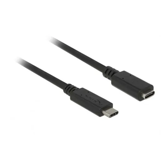 Cavo USB USB 3.2 Gen1 (USB 3.0) Spina USB-C™, Presa USB-C™ 1.00 m Nero - 