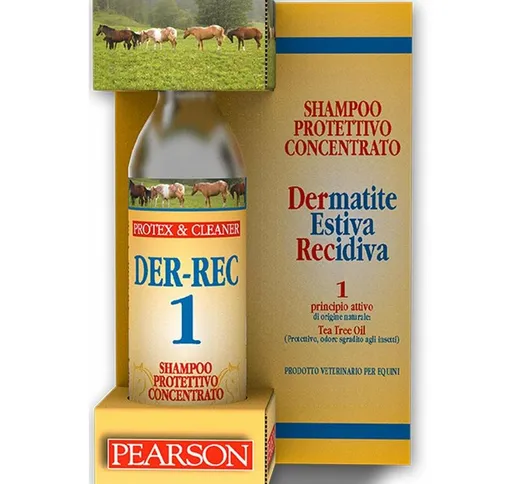 DER-REC 1 Pearson shampoo protettivo concentrato per la dermatite estiva recidiva 250 ml