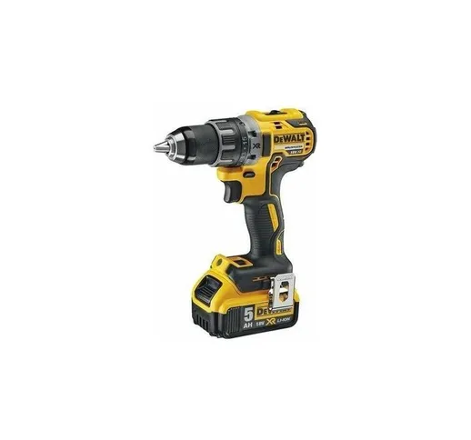 DeWALT DCD791P2-QW, Trapano con impugnatura a pistola, Perforamento, Avvitamento, Nero, Gi...