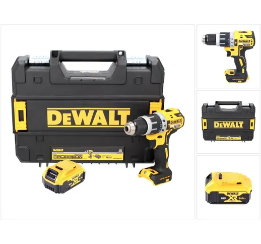 DeWalt DCD 796 NT Trapano avvitatore con percussione a batteria 18V / 70 Nm in valigetta T...