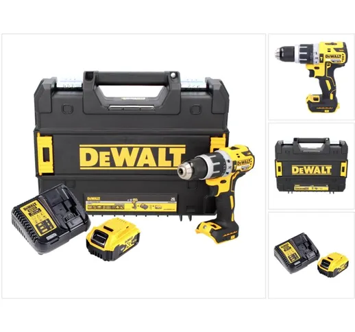 DeWalt DCD 796 P1 18 V Trapano avvitatore a percussione a batteria 70 Nm in valigetta TSTA...