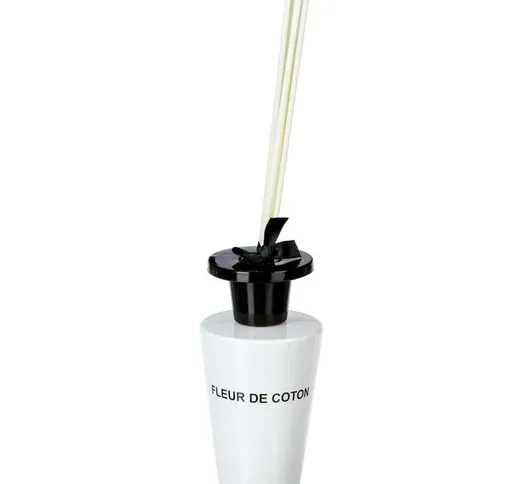 Diffusore flower cotton 150 ml + 6 bastoncini - diffusore di fragranza, contenuto 150 ml,...