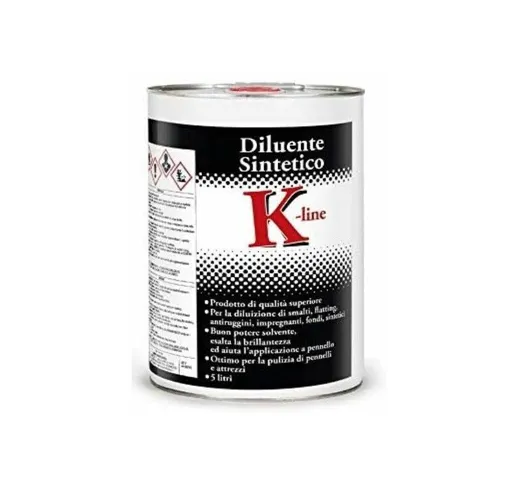 Diluente nitro antinebbia lt 5 litri solvente vernice diluire colore k line