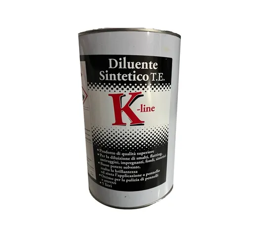 Diluente sintetico Solvente per vernici e smalti 5 litri