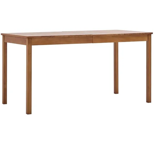  - Dining table 140x70x73 cm in various colors Pine Wood modelli : honey brown 140 x 70 x...