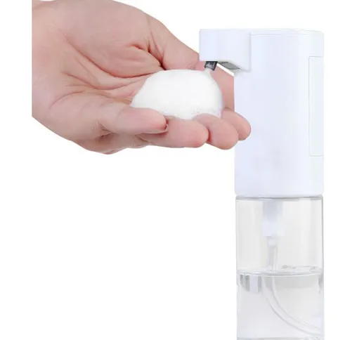 Dispenser di sapone automatico con sensore in schiuma, 150 ml, bianco